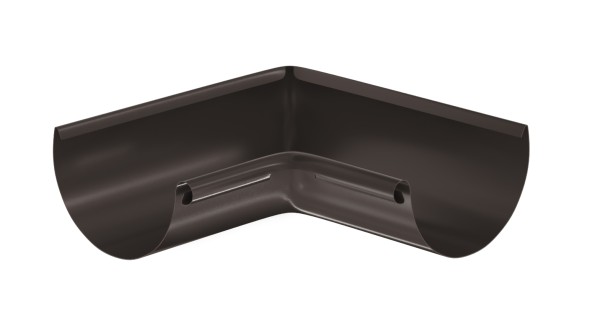 Водосток Aquasistem, система 125x90 - Угол желоба, внутренний 90° RR 32 Тёмно-Коричневый купить в Бутурлиновке