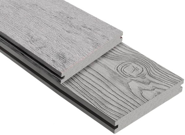 Террасная доска ДПК Outdoor 3D полнотелая STORM/OCEAN GREY серая микс купить в Бутурлиновке