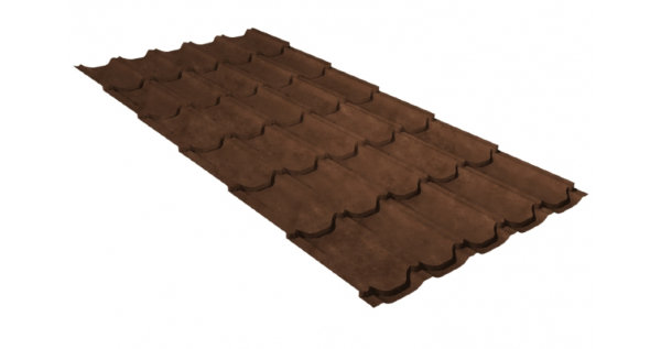 Металлочерепица квинта плюс 0,45 Safari Twincolor Brown купить в Бутурлиновке