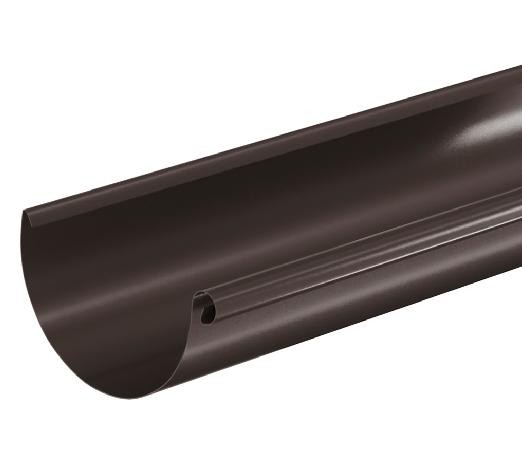 Водосток Aquasistem, система 125x90 - Водосточный желоб 3.00м RR 32 Тёмно Коричневый купить в Бутурлиновке