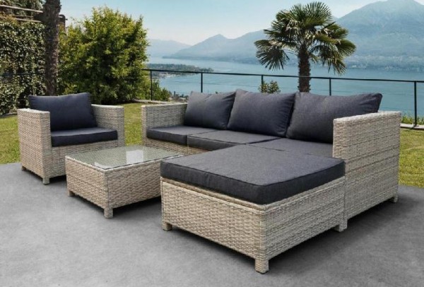 Комплект мебели AFINA плетеной из иск. ротанга YR821G Grey/Grey купить в Бутурлиновке