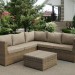 Комплект мебели AFINA плетеной из иск. ротанга YR825B Beige купить в Бутурлиновке