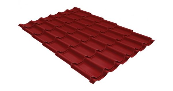 Металлочерепица классик 0,5 Satin RAL 3011 коричнево-красный купить в Бутурлиновке