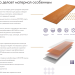 Фибросайдинг DECOVER 3600 x 190 x 8 мм Caramel купить в Бутурлиновке