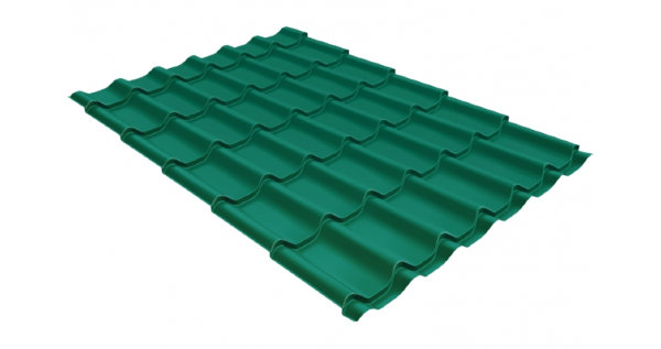 Металлочерепица классик 0,5 Satin RAL 5021 купить в Бутурлиновке
