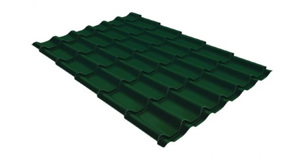 Металлочерепица классик GL 0,5 Velur20 RAL 6005 зеленый мох купить в Бутурлиновке