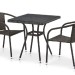 Комплект плетеной мебели AFINA из иск. ротанга T282BNT/Y137C-W53 Brown 2Pcs купить в Бутурлиновке