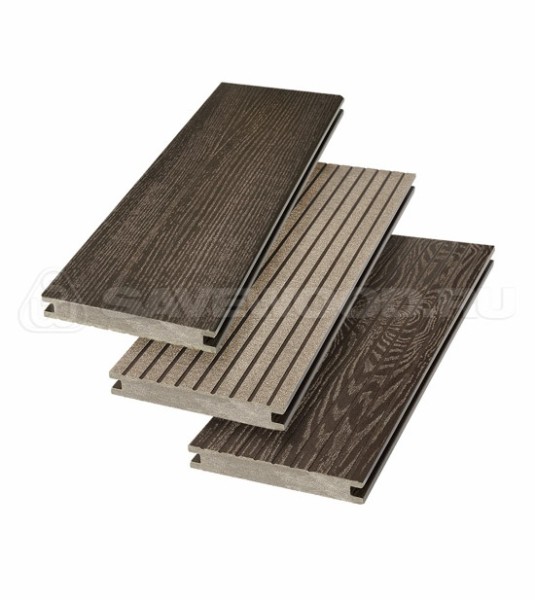 Террасная доска SW Fraxinus (R) полнотелая «SaveWood» Темно-коричневый купить в Бутурлиновке