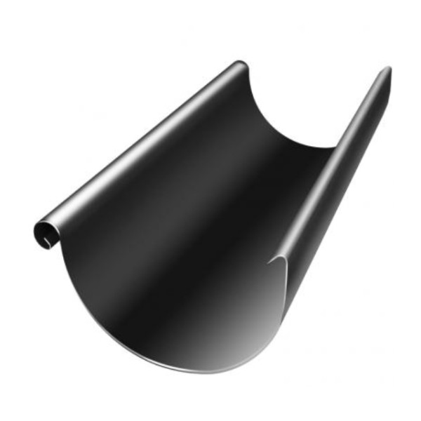 Водосток Grand Line 125x90 – Желоб 3м RAL 9005 купить в Бутурлиновке