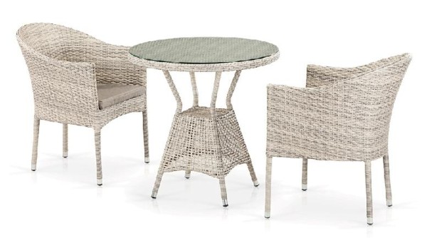 Комплект плетеной мебели AFINA из иск. ротанга T705ANT/Y350-W85 Latte 2Pcs купить в Бутурлиновке