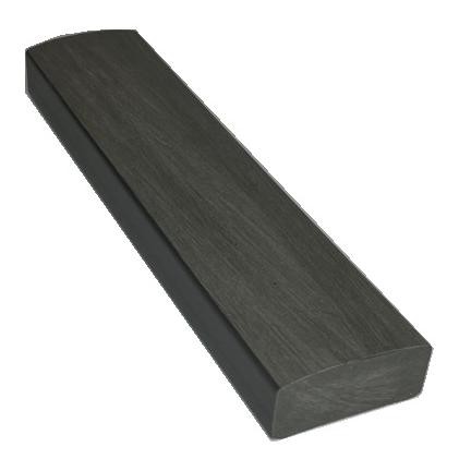 Лавочный брус Ecodecking Некст полнотелый брашированный 70х35 графит купить в Бутурлиновке