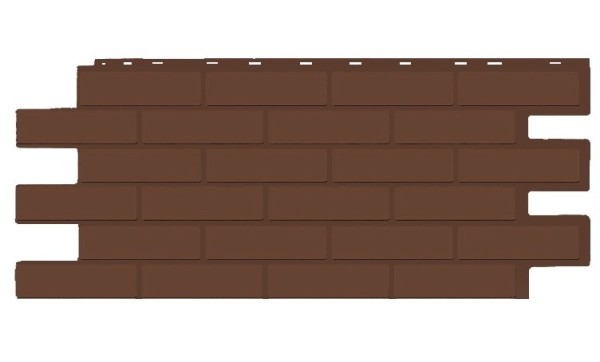 Фасадная панель T-Siding Кирпич Модерн Эко Браун купить в Бутурлиновке