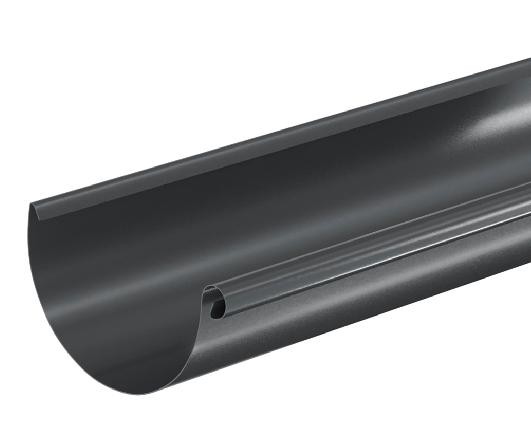 Водосток Aquasistem, система 125x90 - Водосточный желоб 3.00м RAL 7024 Тёмно-серый купить в Бутурлиновке